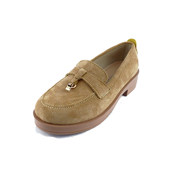 Chaussure pour femme 028 beige daim..........  derbie et chaussure femme Maroc